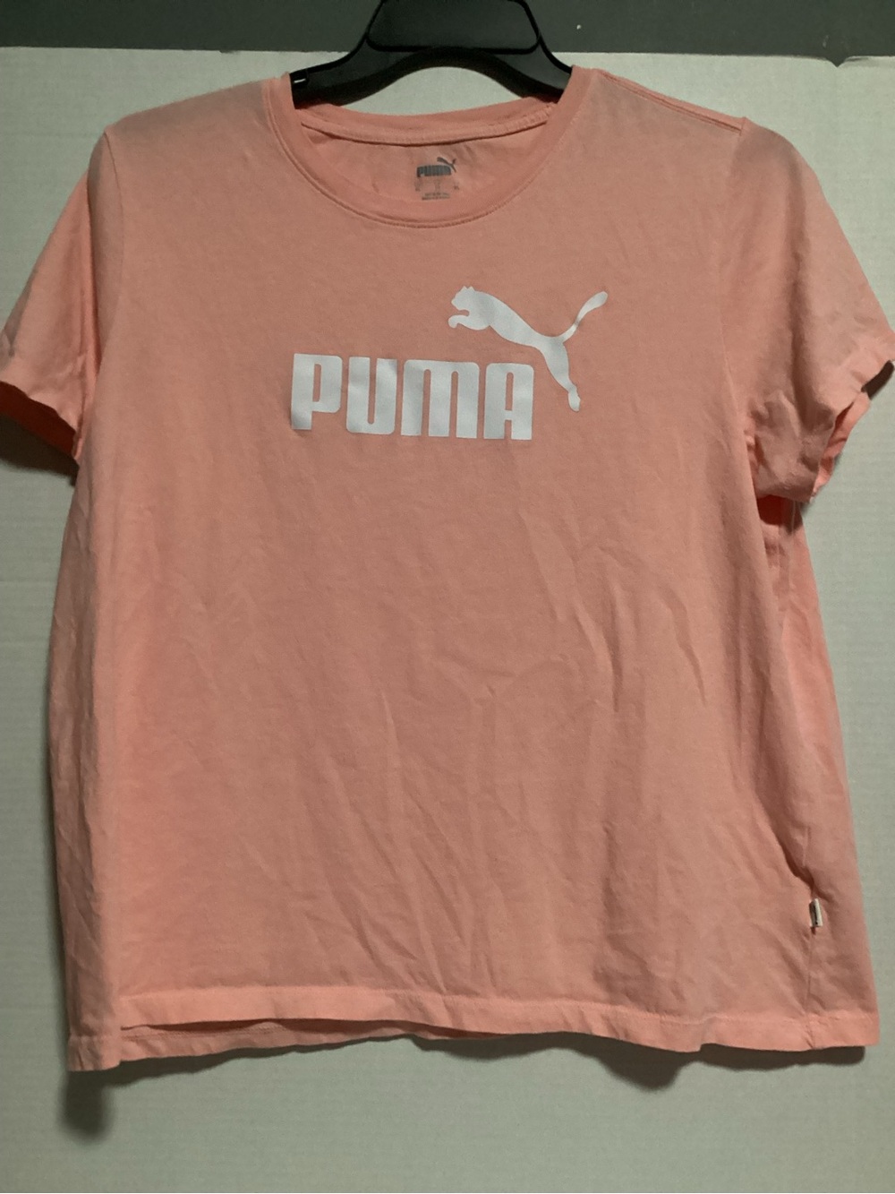 Puma Peach Graphic Logo Tee